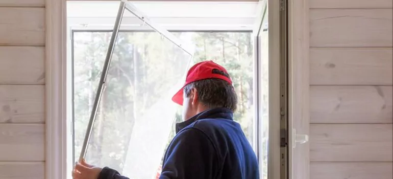 Expandable Window Screen Installation in Englewood, FL