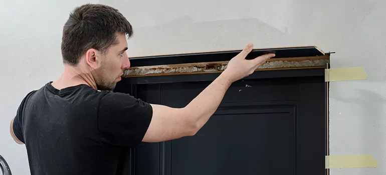 Wood Door Hole Repair in Englewood, FL